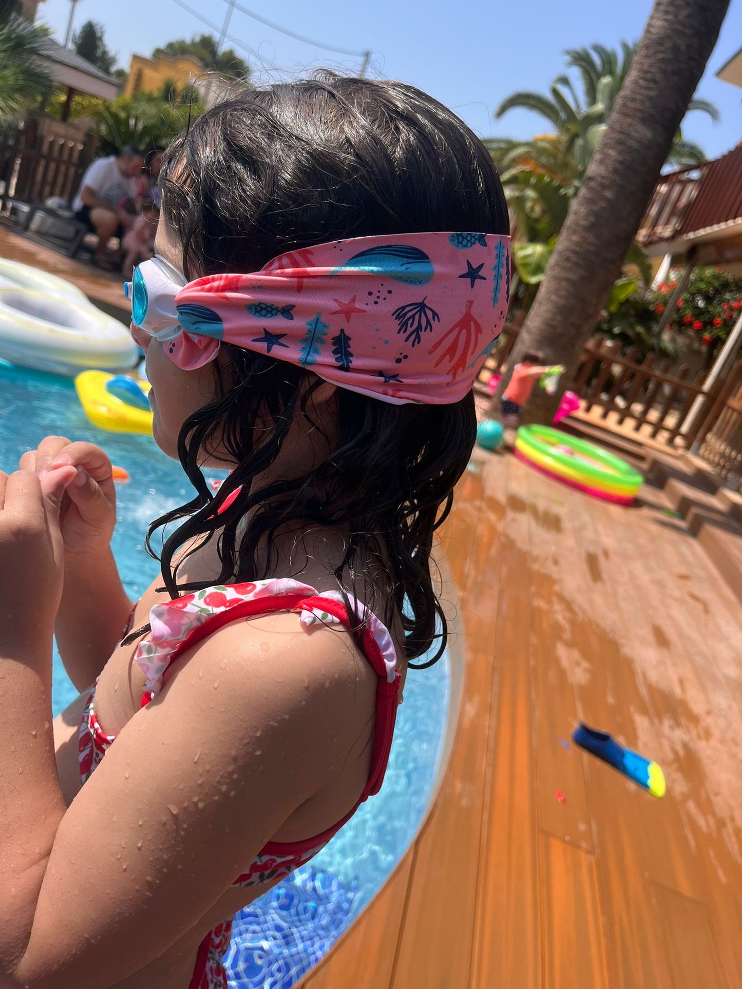 Gafas Infantiles Rosa con Turbante Ballenas - DANDINI