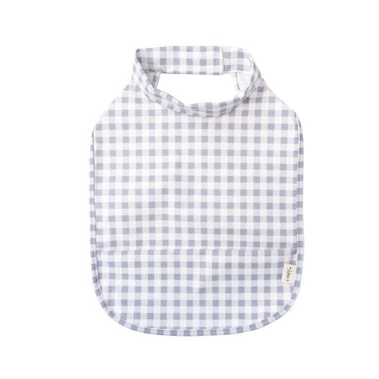 Babero Engomado Vichy Gris - SARO