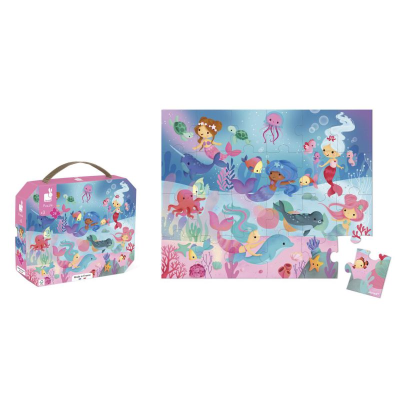 Puzle Sirenas 24 pcs - JANOD