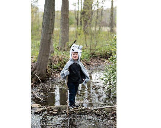 Capa Lobo Talla 2/3 años - GREAT PRETENDERS