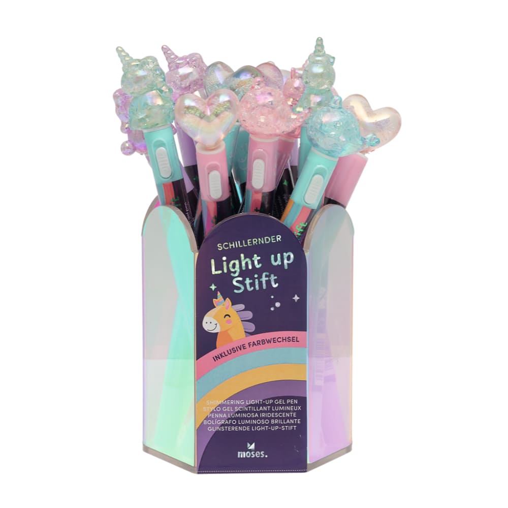 Boligrafo luminoso brillante - MOSES