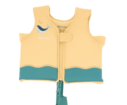 Chaleco Flotación Aprendizaje Whale Teal - MONNEKA