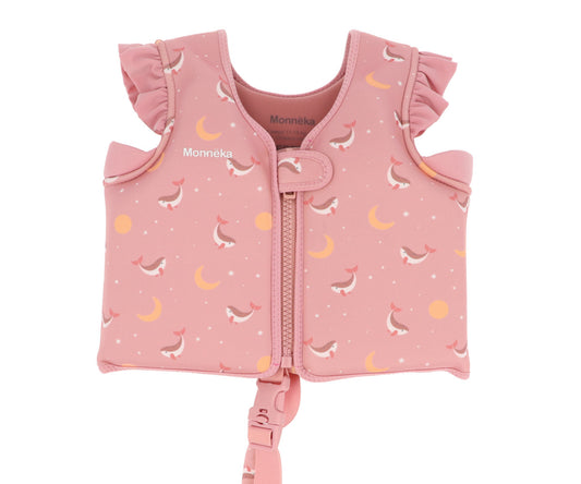 Chaleco Flotación Aprendizaje Whale Pink - MONNEKA