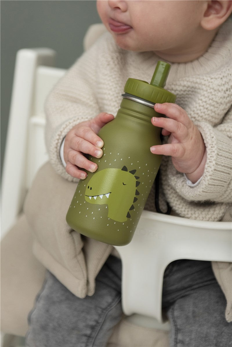 Botella Acero Dino 350ml - TRIXIE