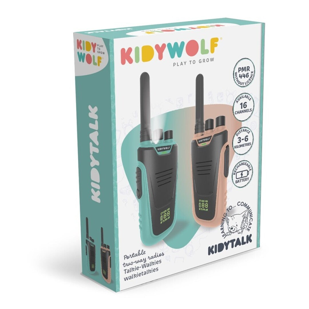 Walkie Talkie Kidytalk Rosa/Azul - KIDYWOLF