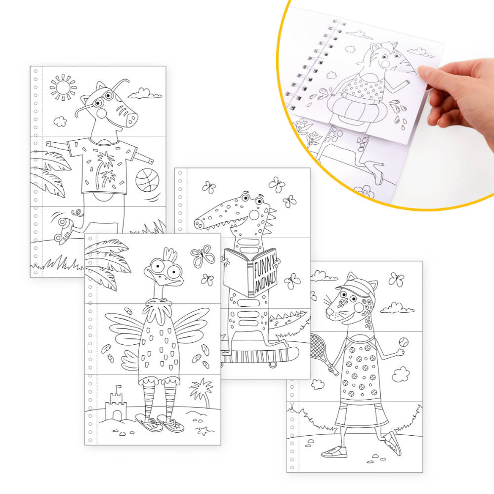 Libro para Colorear y Combinar - TRENDHAUS