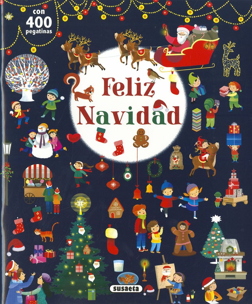 Libro Pegatinas Feliz navidad - SUSAETA