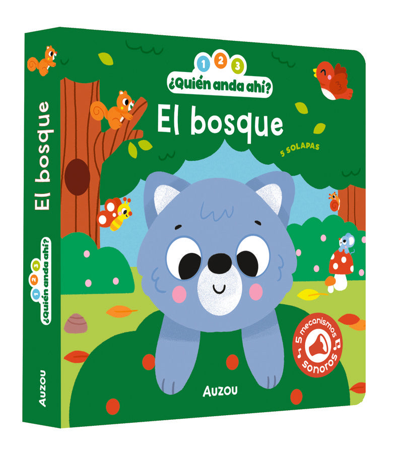 Libro 1 2 3 ¿Quien anda ahi? El bosque - AUZOU