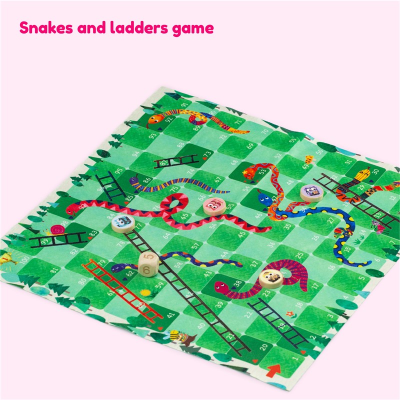 Juego de Viaje - Serpientes y Escaleras - MIEREDU