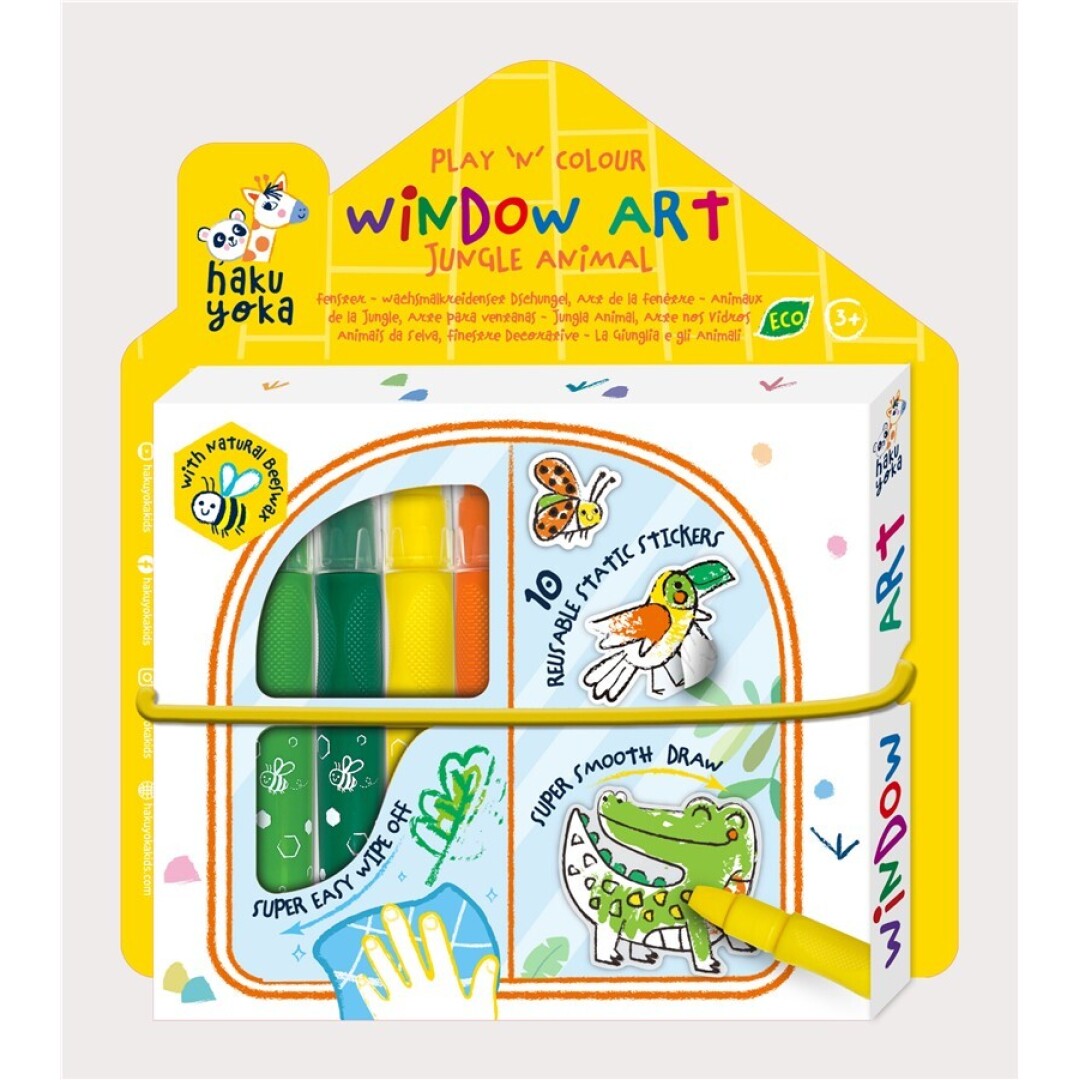 Arte de Ventanas - Animales de la Jungla - MIEREDU