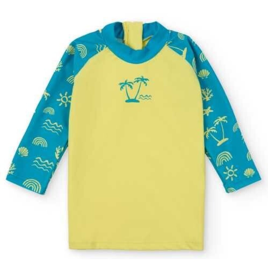 Camiseta Solar Manga Larga Neon Palm - BTBOX