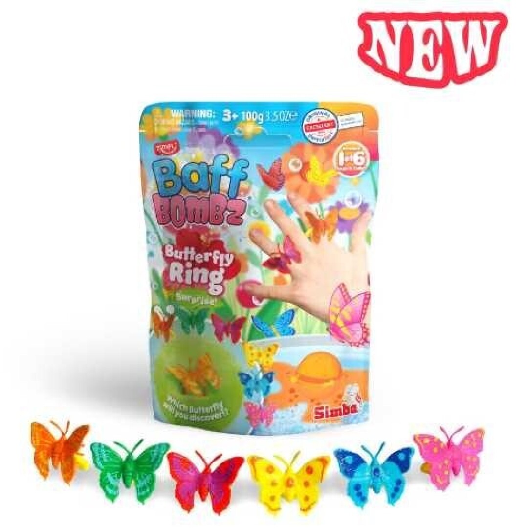 Bomba de baño Anillo mariposa - ZIMPLI