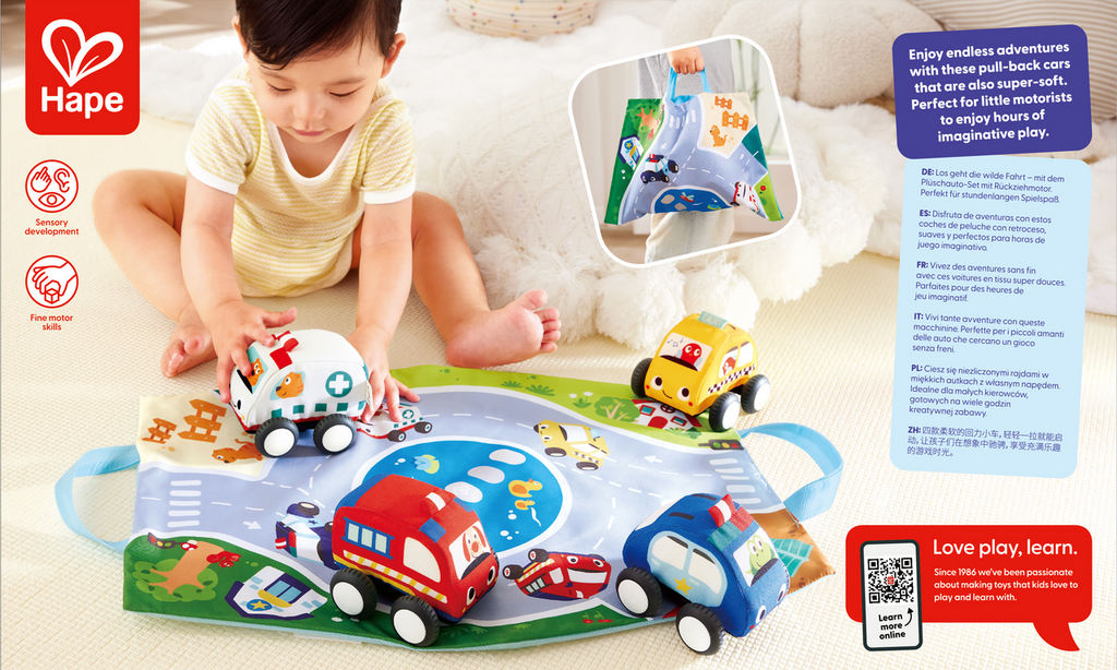 Set de Coches de Peluche - HAPE
