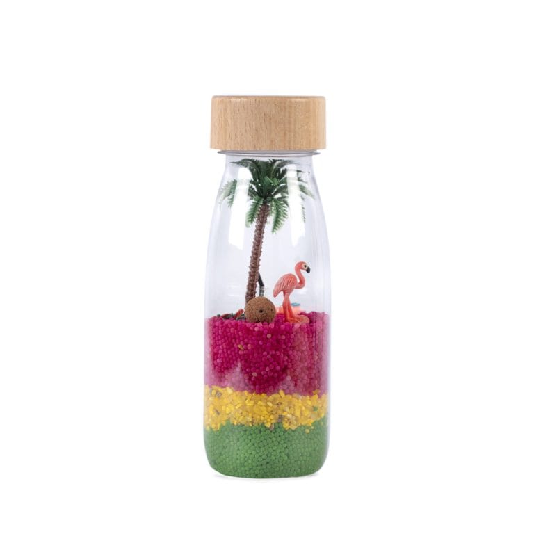 Botella Sensorial Flamingo - PETIT BOUM