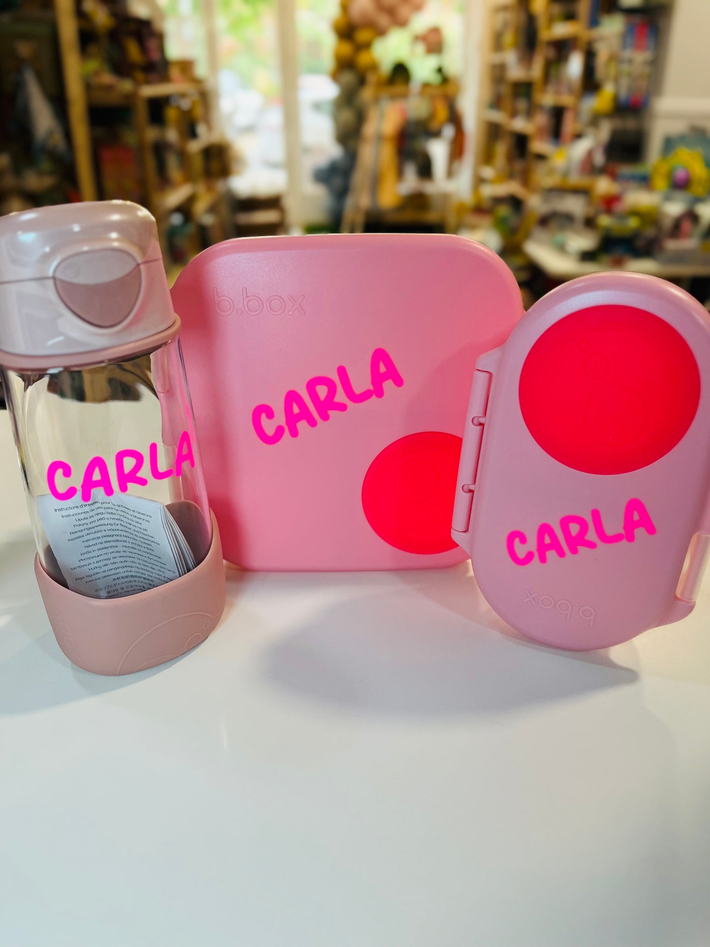 Personalizar Botella/Caja de Almuerzo