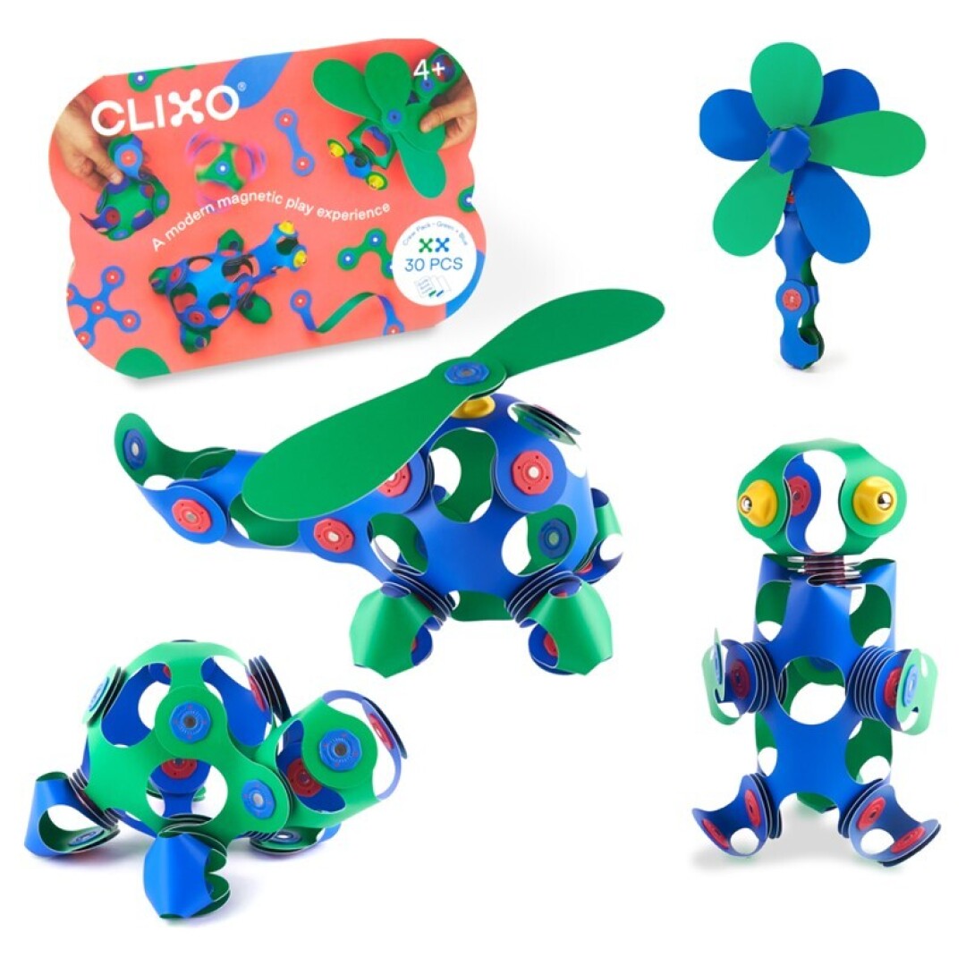 Clixo Crew Pack Azul/Verde Pack 30pcs - CLIXO