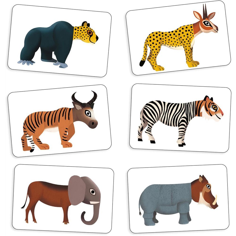 Cartas Animal Jumble - DJECO