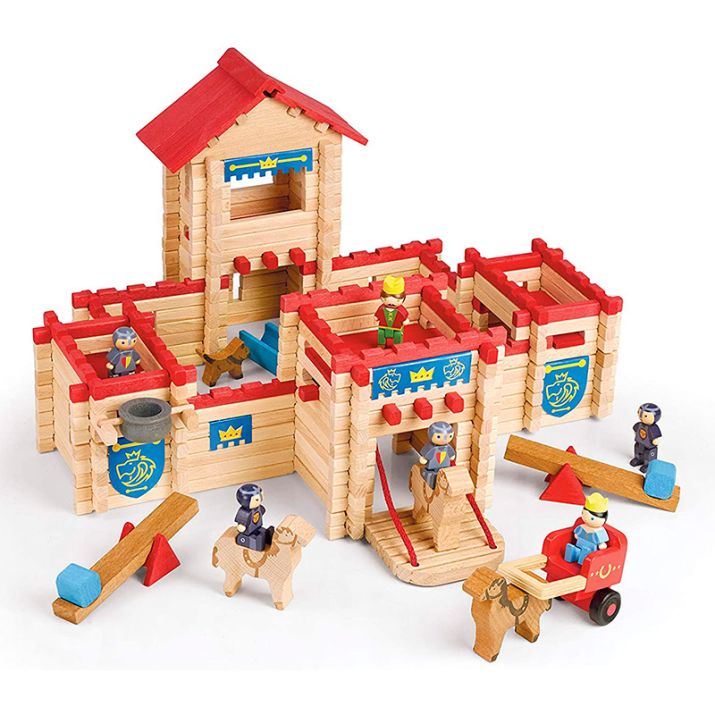 Juego de Construcción de Madera. El Fuerte - JEUJURA