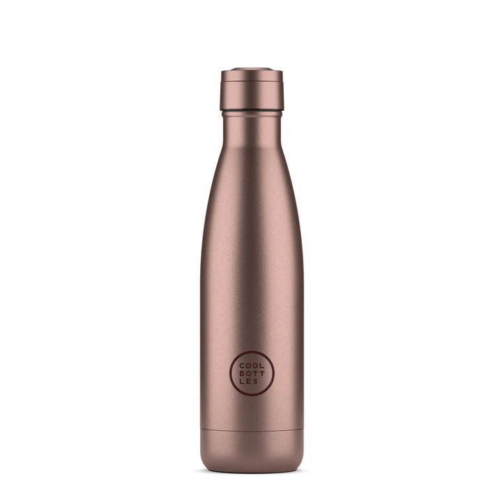 Botella Acero Térmica Metallic Rose 500ml - COOL BOTTLES