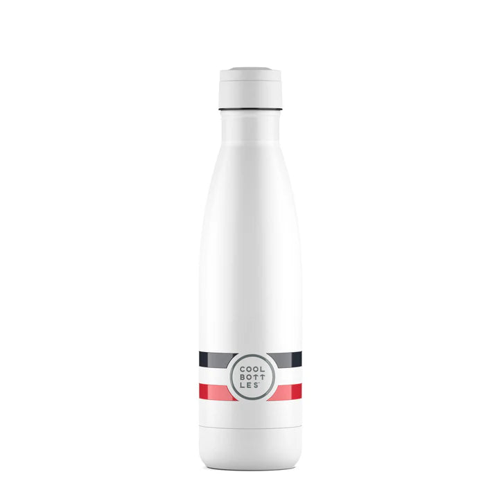 Botella Acero Térmica Pure White 500ml - COOL BOTTLES