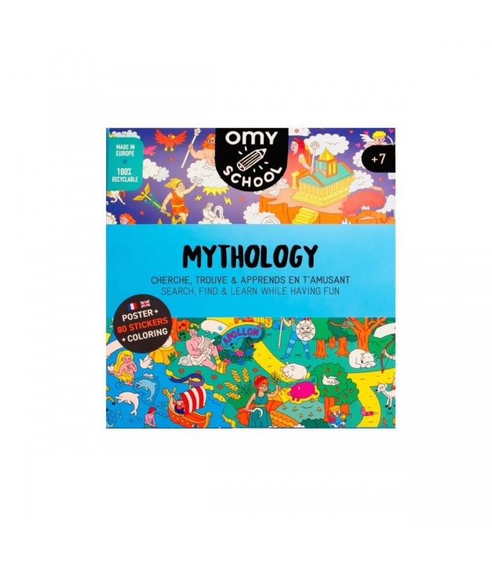 Poster + 80 Stikers Mitología - OMY