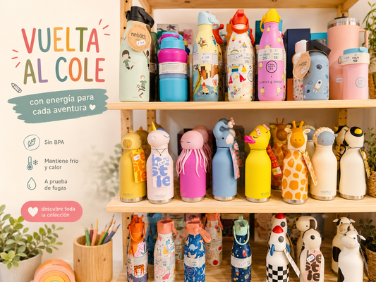 Cómo Elegir la Mejor Botella Reutilizable para el Cole