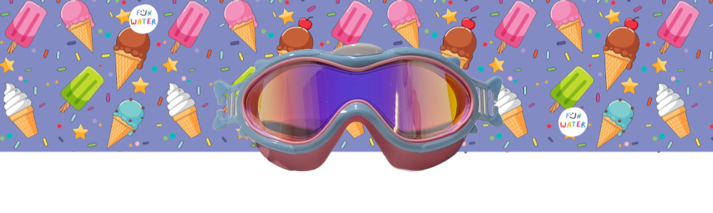 Máscara infantil azul con Turbante helados - DANDINI