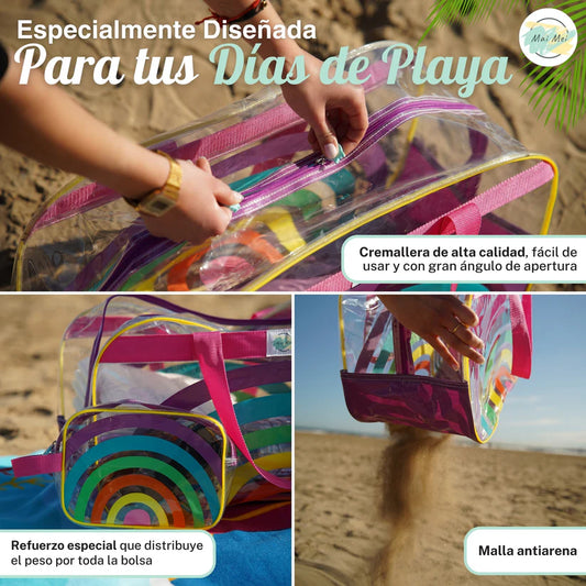 Bolso de Playa Maxibag Rainwob + Neceser - MAI MEI