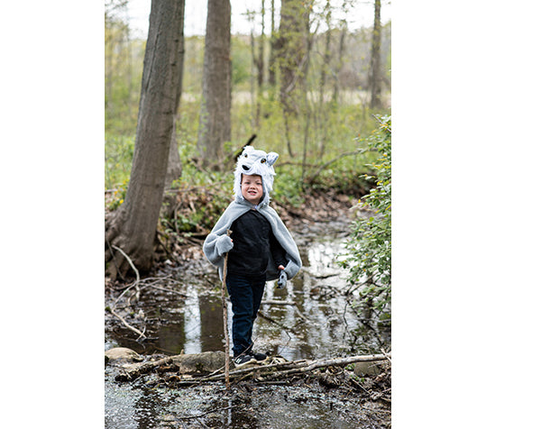 Capa Lobo Talla 2/3 años - GREAT PRETENDERS