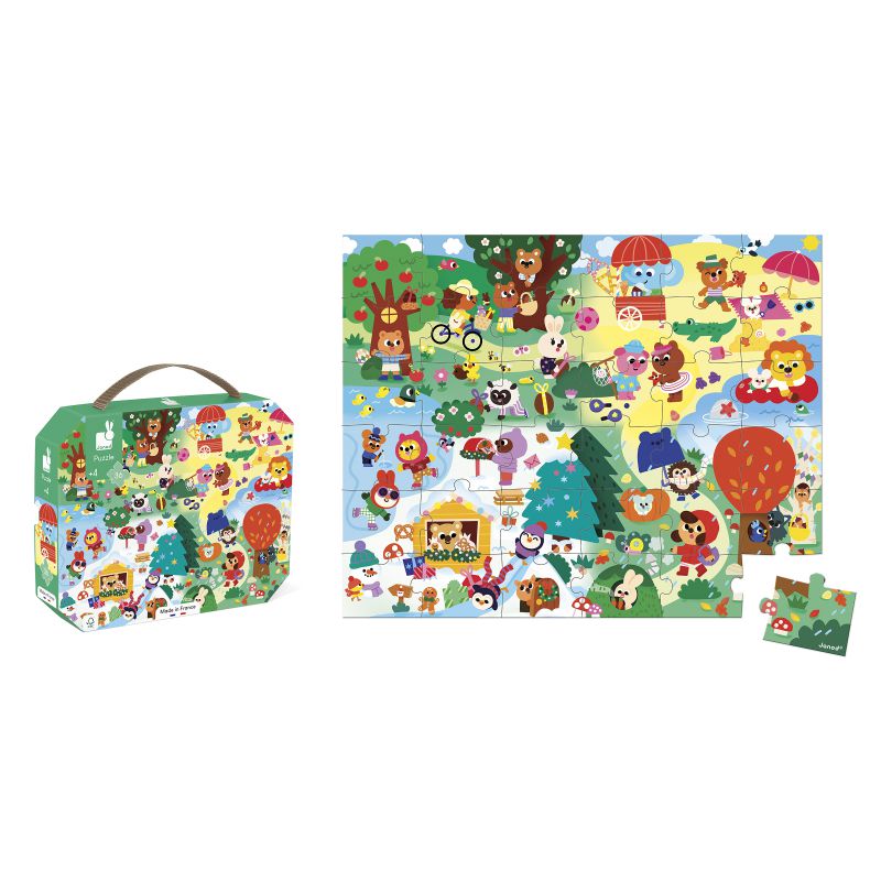 Puzle 4 Estaciones 36 pcs  - JANOD