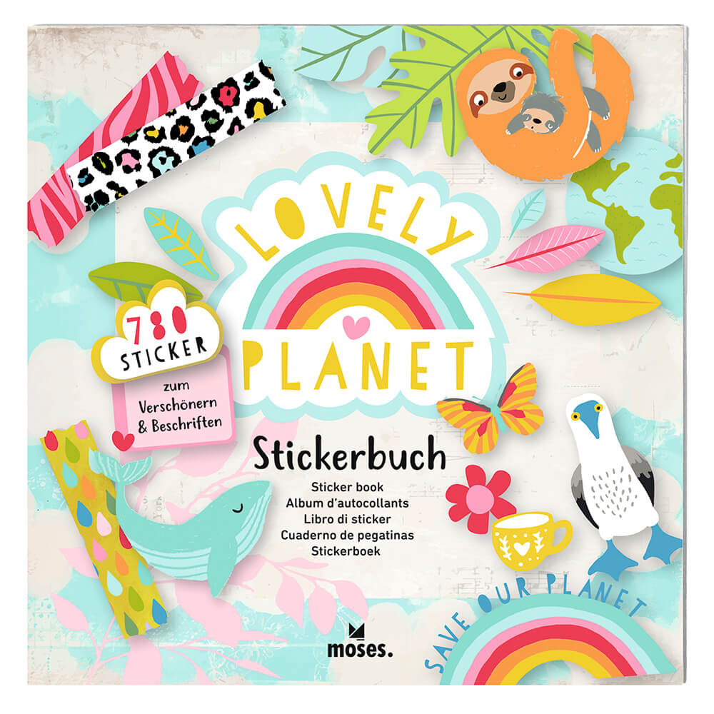 Libro de pegatinas - Lovely Planet - MOSES