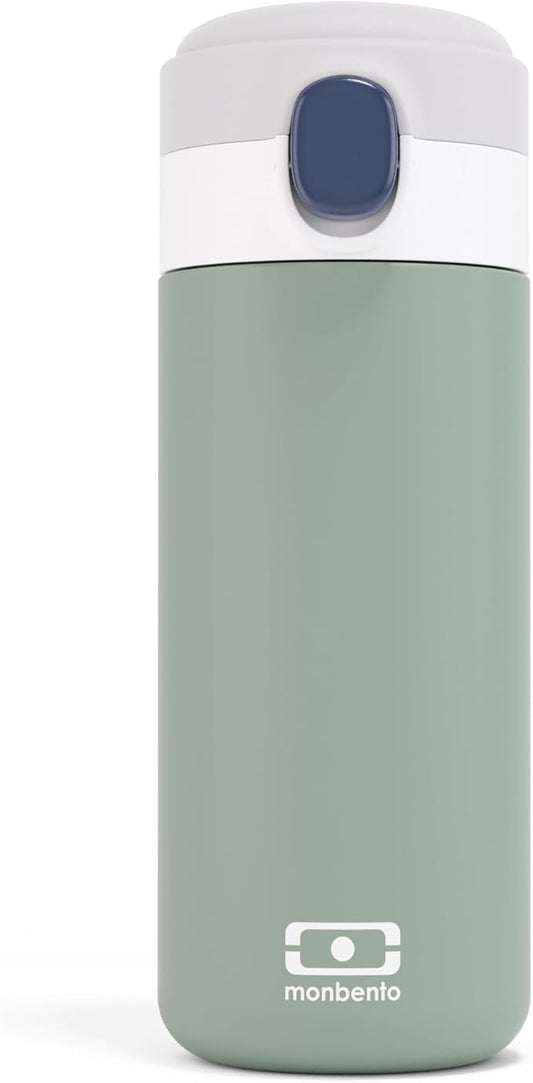 Botella Acero Térmica Green natural 360ml - MONBENTO