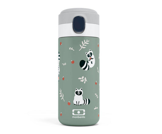 Botella Acero Térmica Racoon 360ml - MONBENTO