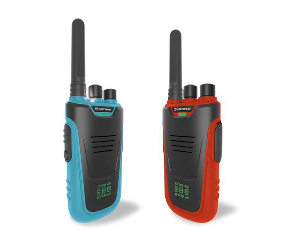 Walkie Talkie Kidytalk Rojo/Azull - KIDYWOLF