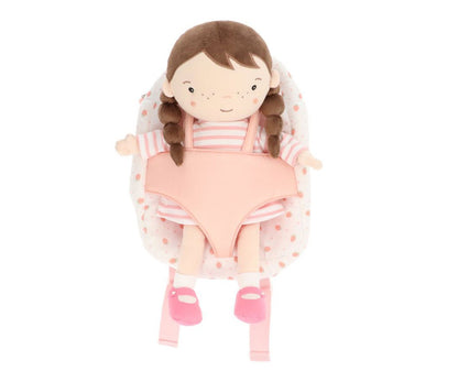 Muñeca Lola con Mochila Strawberries Blanca - TUTETE