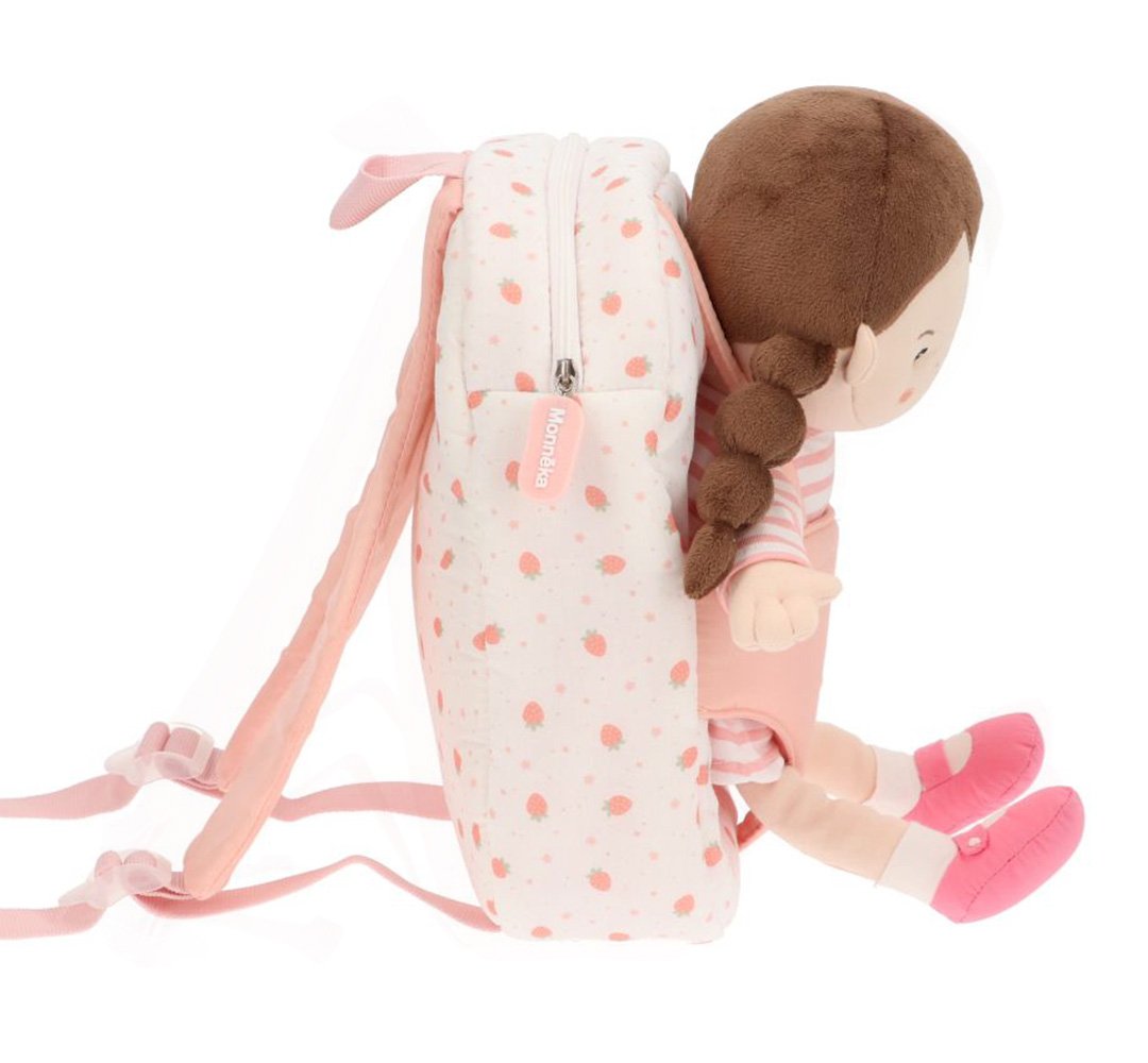 Muñeca Lola con Mochila Strawberries Blanca - TUTETE