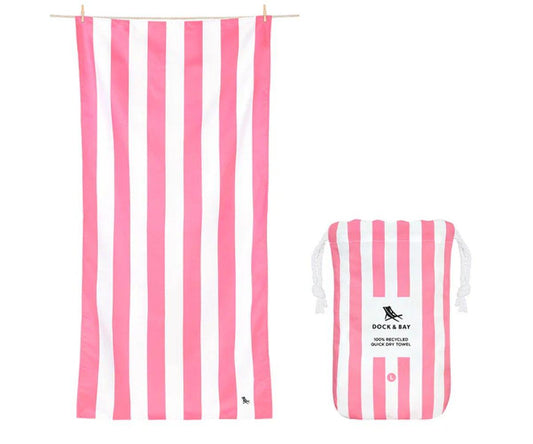 Toalla de Playa/Piscina Malibú Pink 160x90 - DOCK&BAY