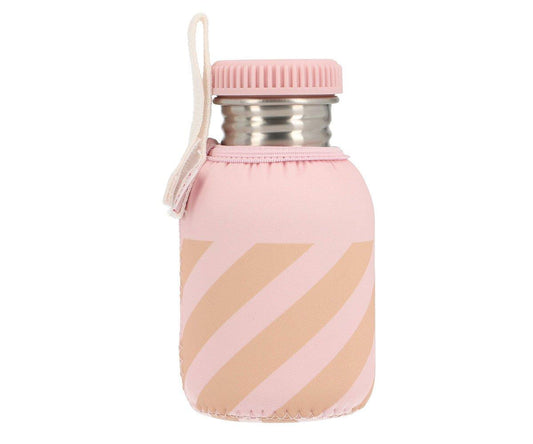 Botella Acero Stripes Pink 350ml - TUTETE