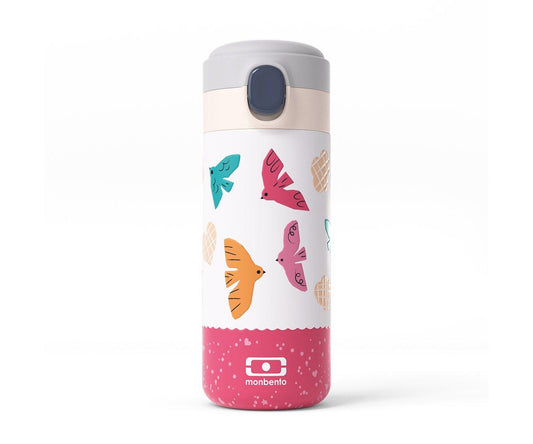 Botella Acero Térmica Birds 360ml - MONBENTO