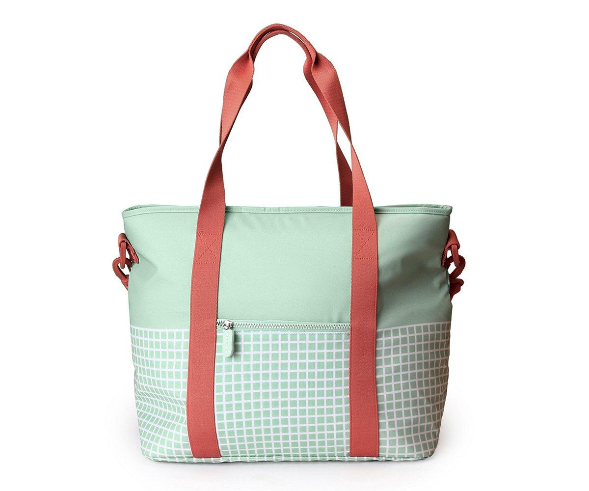 Bolso Nevera Stripes Sage - MONNEKA