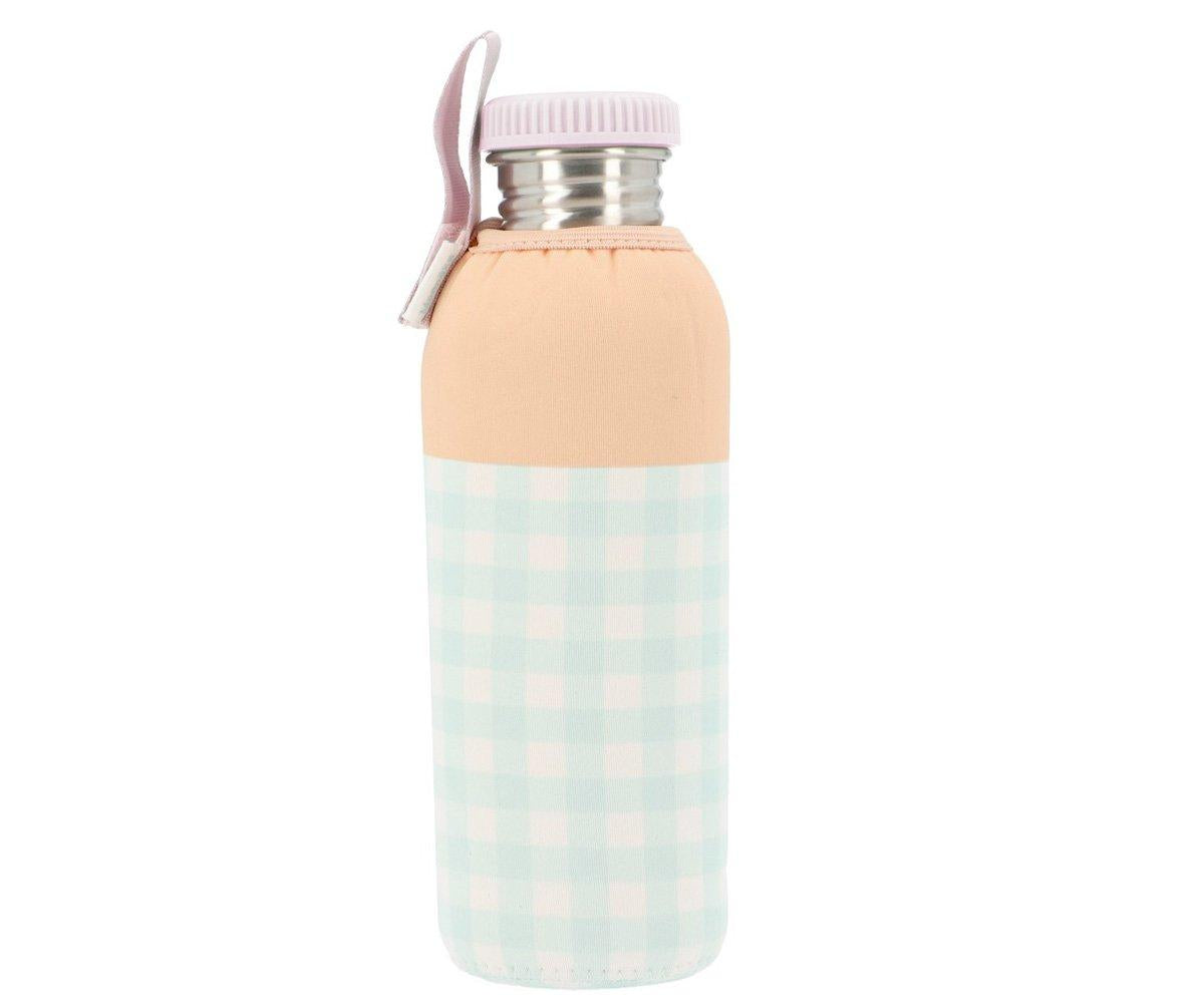 Botella Acero con Funda Stripes Apricot 750ml  - TUTETE