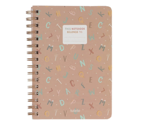 Libreta Funny Letters - TUTETE
