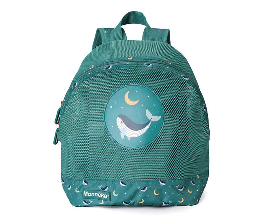 Mochila Antiarena Whale Teal - MONNEKA