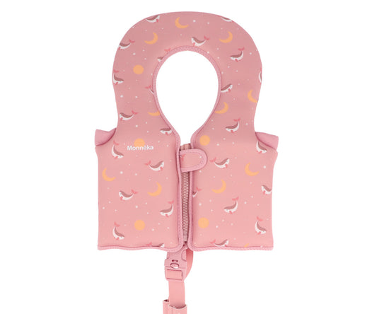 Chaleco Flotación Aprendizaje Whale Pink - MONNEKA