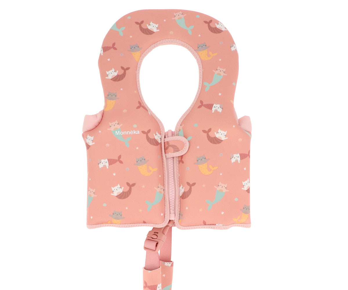 Chaleco Flotación Aprendizaje Mermaids Cats - MONNEKA