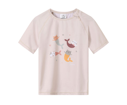 Camiseta con Protección Solar Mermaids Cats - MONNEKA