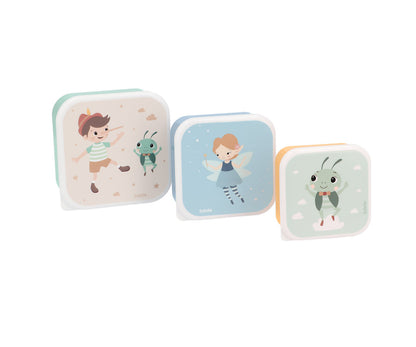 3 Cajas de Almuerzo Wooden Boy - TUTETE