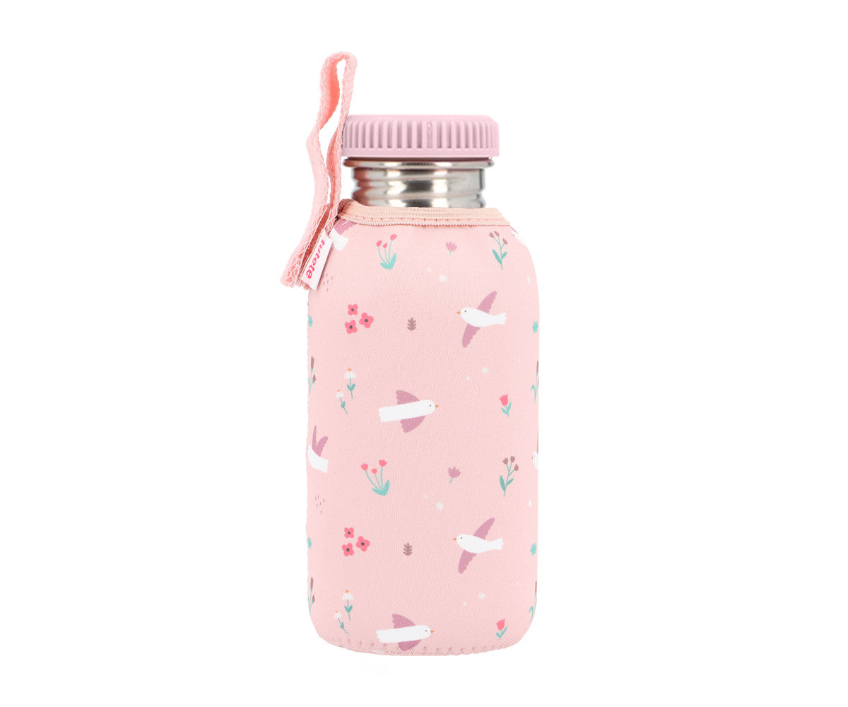Botella Acero con Funda Blossom Birds 500ml - TUTETE