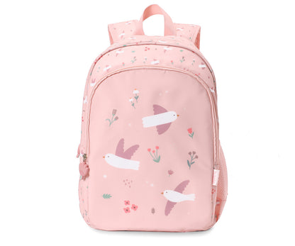 Mochila A4 + Llavero Personalizable Blossom Birds - TUTETE
