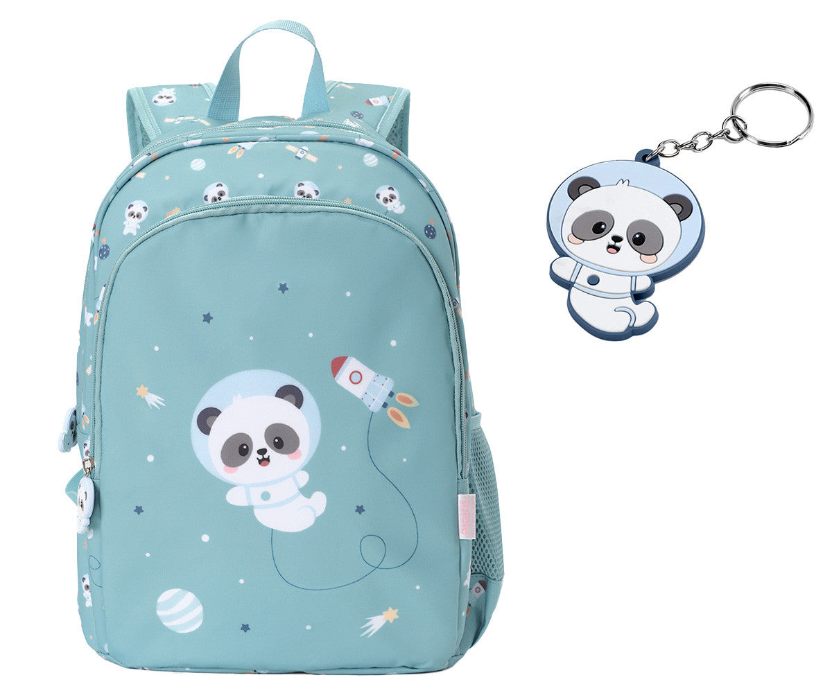 Mochila A4 + Llavero Personalizable Pandas in Space - TUTETE